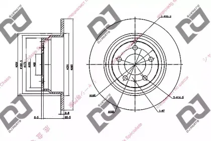 Тормозной диск DJ PARTS купить